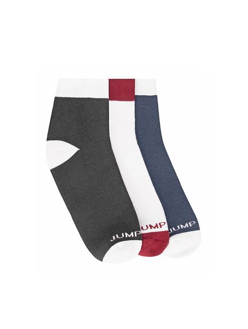 multi colored cotton ankle length sock - 15040672 - Very Small Image - 1