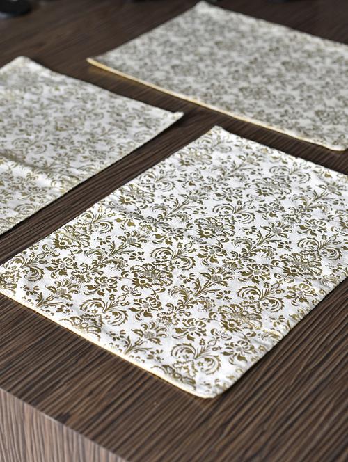 foil printted table placement ( 32 x 48 cm, pack of - 5 ) - 15040824 - Very Small Image - 1