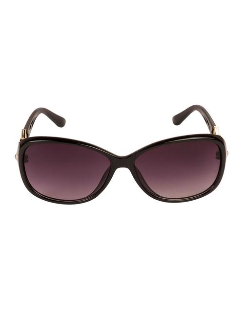 vespl black full rim oversized uv protected sunglasses - v-6120 - 15040892 - Very Small Image - 1