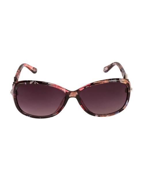 vespl floral full rim oversized uv protected sunglasses - v-6123 - 15040895 - Very Small Image - 1