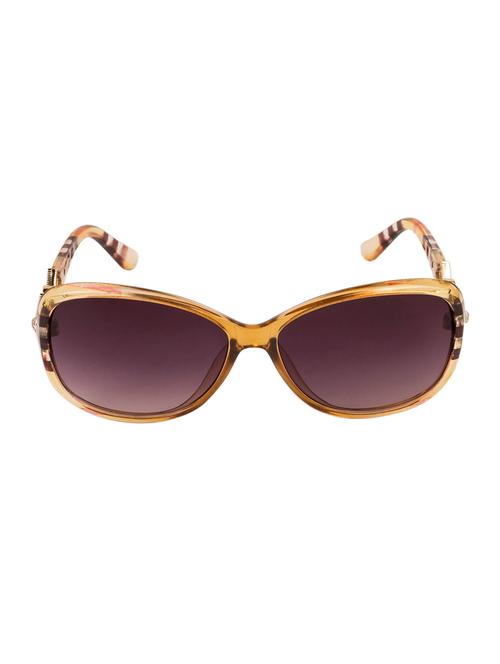 vespl yellow full rim oversized uv protected sunglasses - v-6125 - 15040898 - Very Small Image - 1