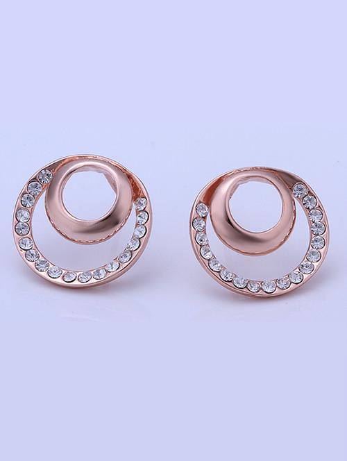 silver metal studs earrings - 15041249 - Very Small Image - 1