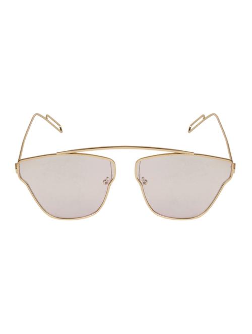 vespl golden full rim designer anti-reflective coating medium (size-60) sunglasses - v-1703 - 15041320 - Very Small Image - 1