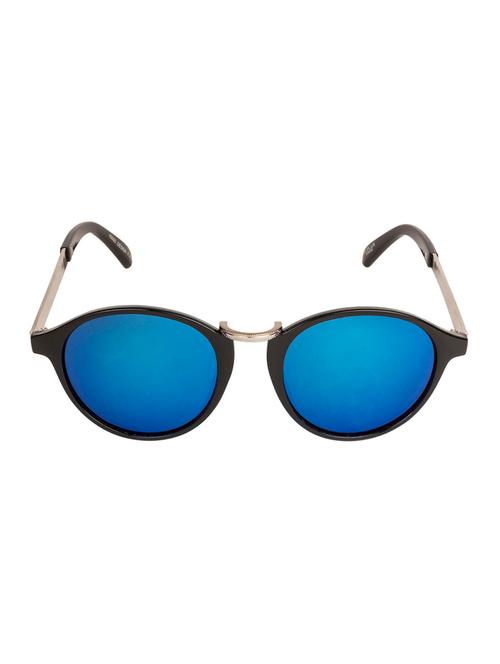 vespl black full rim oval mirrored medium (size-50) sunglasses - v-6244 - 15041343 - Very Small Image - 1