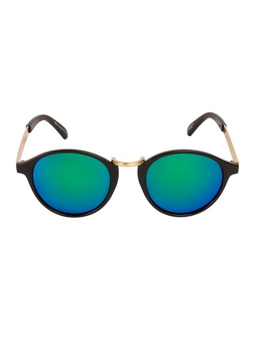vespl black full rim oval mirrored medium (size-50) sunglasses - v-6246 - 15041345 - Very Small Image - 1