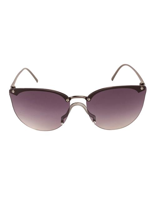 vespl brown rimless aviator uv protected medium (size-58) sunglasses - v-6250 - 15041349 - Very Small Image - 1