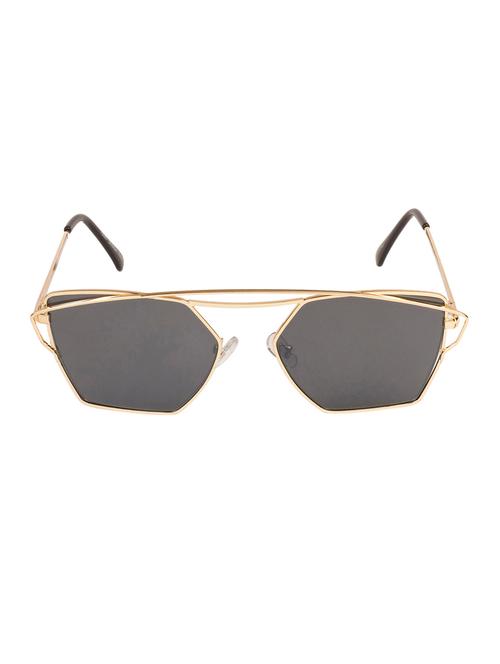 vespl golden full rim designer uv protected medium (size-54) sunglasses - v-6721 - 15041359 - Very Small Image - 1