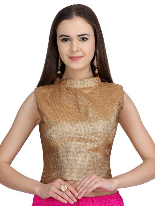 KAANCHIE NANGGIA beige brocade blouse - 15041919 - Very Small Image - 1