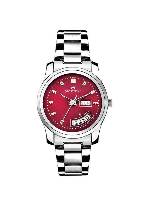 swisstone sw-l130wyn-ch stainless steel chain wrist watch for women - 15042672 - Very Small Image - 1
