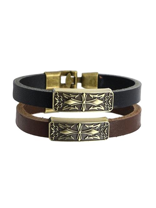 leatherette bracelet combo - 15042747 - Very Small Image - 1
