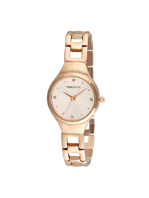timesmith premium analog dial gold stainless steel case watch for women and girls tsm-160 - 15044241 - Very Small Image - 1