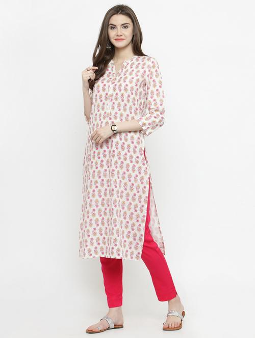 multi printed kurta with pant set - 15049546 - Very Small Image - 1
