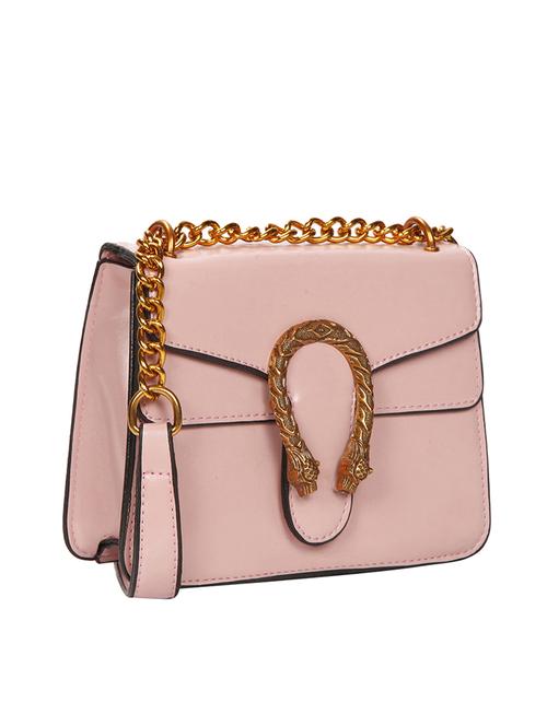 pink leatherette sling bag - 15049717 - Very Small Image - 1