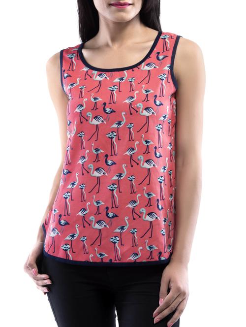 round neck sleeveless top - 15049781 - Very Small Image - 1