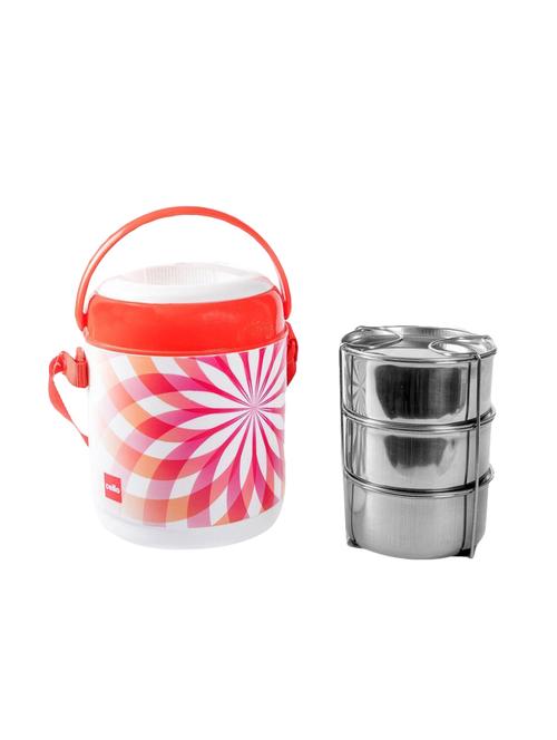 mark insulated 3 container lunch carrier, red - 15051130 - Very Small Image - 1