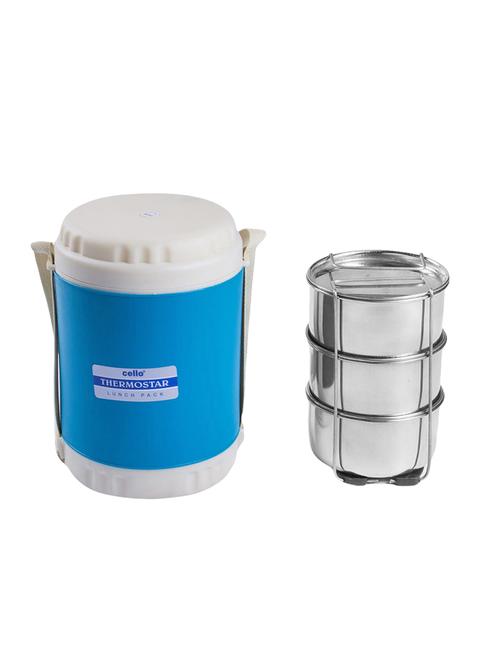 thermostar insulated 3 container lunch carrier, green - 15051140 - Very Small Image - 1