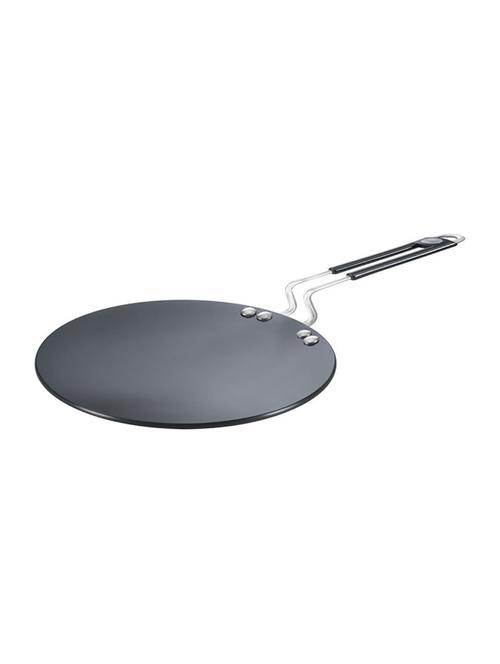 hard anodised plus cookware induction base roti tawa, 225mm, black - 15051151 - Very Small Image - 1