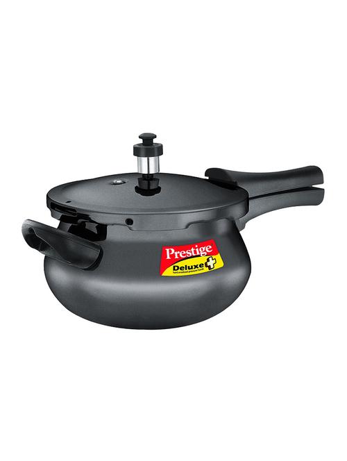 deluxe plus mini induction base hard anodized pressure handis, 3.3 litres, black - 15051163 - Very Small Image - 1