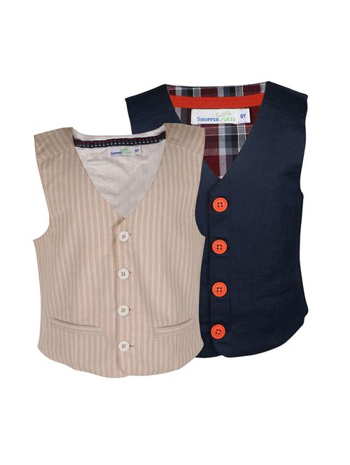 multi colored cotton waistcoats jackets & coat - 15055018 - Very Small Image - 1