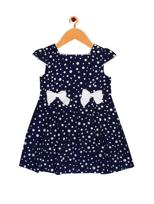 blue cotton frock - 15055026 - Very Small Image - 1