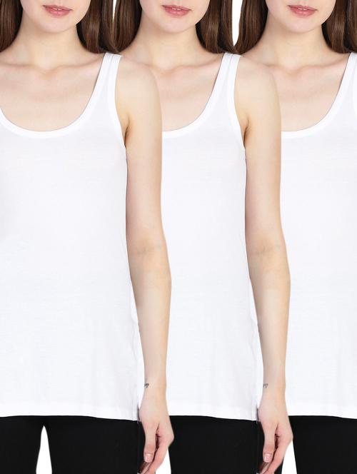 set of 3 scoop neck solid camisole - 15055102 - Very Small Image - 1