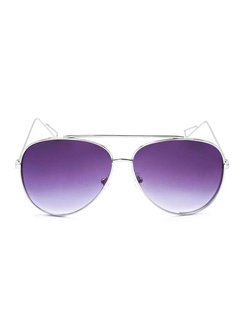 stacle double metal side unisex aviator sunglasses (stcd1008|violet gradient lens) - 15055423 - Very Small Image - 1