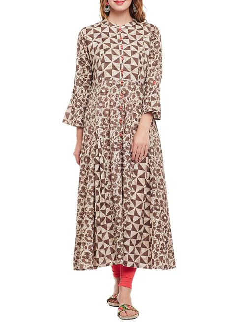 a-line bell sleeves kurta - 15056059 - Very Small Image - 1