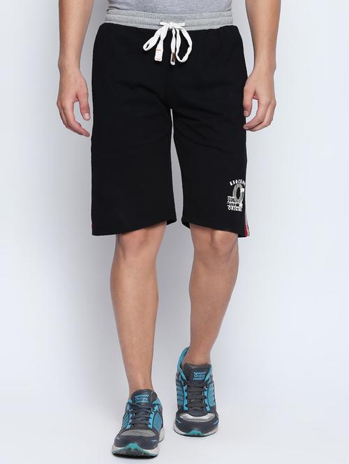 black cotton shorts - 15056776 - Very Small Image - 1