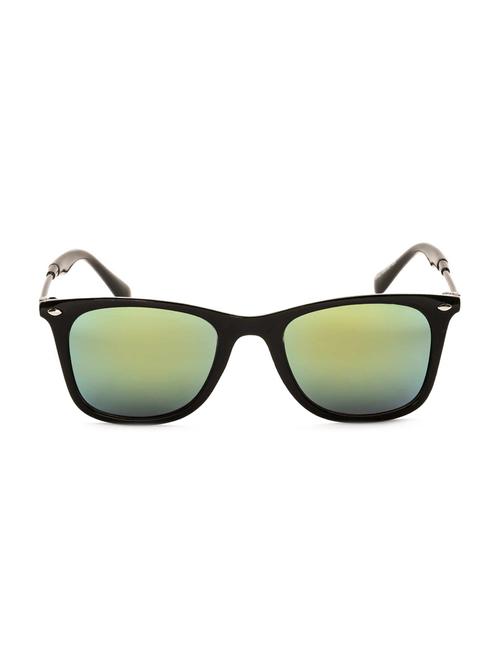 stacle mirrored rectangular wayfarer sunglasses for men and women (st9882|51|green lens) - 15058041 - Very Small Image - 1