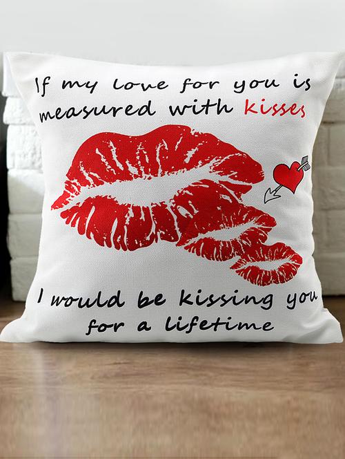 kiss for lifetime cushion - 15058100 - Very Small Image - 1