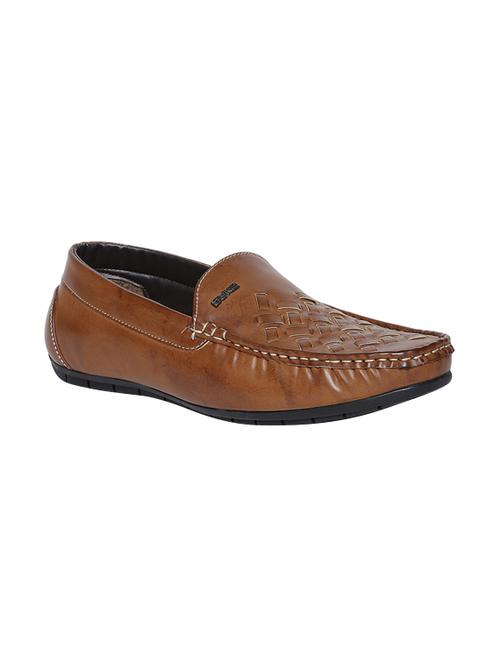 tan synthetic slip on loafers - 15058621 - Very Small Image - 1