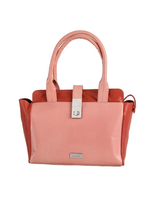 orange leather handbag - 15059334 - Very Small Image - 1