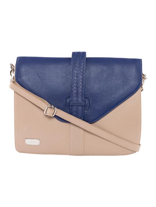beige leatherette regular sling bag - 15059408 - Very Small Image - 1