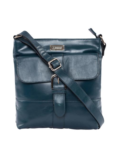 blue leatherette regular sling bag - 15059411 - Very Small Image - 1
