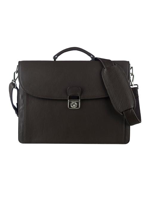 brown leather laptopbag - 15059424 - Very Small Image - 1