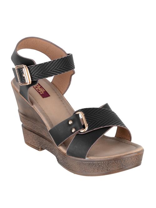 black ankle strap wedge - 15059485 - Very Small Image - 1