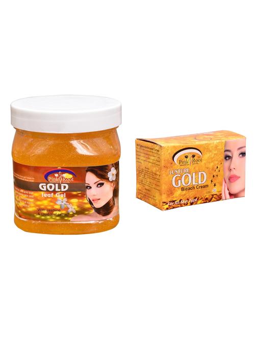 pink root gold bleach 250gm and pink root gold leaf gel 500ml - 15059734 - Very Small Image - 1