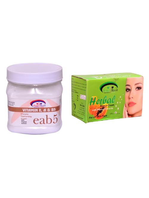 pink root herbal bleach 250gm and pink root vitamin eab5 cream 500ml - 15059783 - Very Small Image - 1
