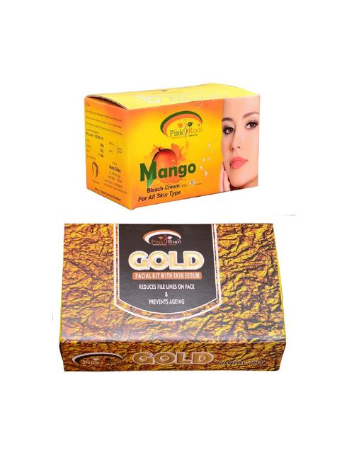 pink root mango bleach 250gm and pink root gold facial kit 83gm - 15059823 - Very Small Image - 1