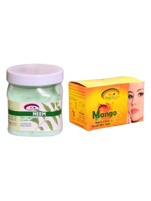 pink root mango bleach 250gm and pink root neem cream 500ml - 15059847 - Very Small Image - 1