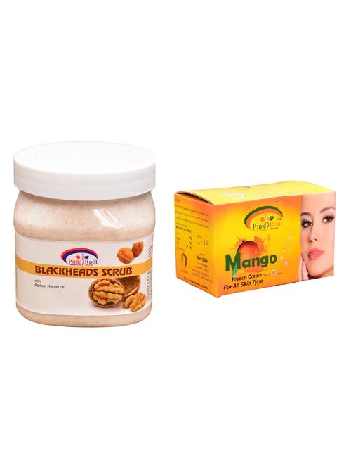 pink root mango bleach 250gm and pink root bleackheads scrub 500ml - 15059865 - Very Small Image - 1