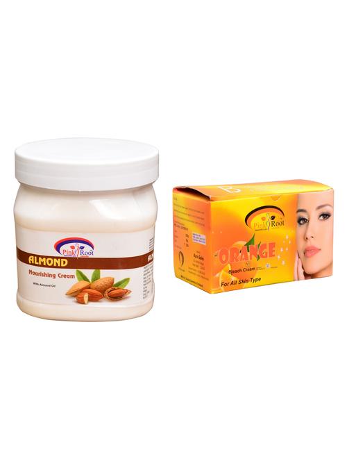 pink root orange bleach 250gm and pink root almond nourishing cream 500ml - 15059958 - Very Small Image - 1