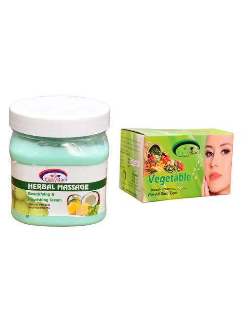 pink root vegetable bleach 250gm and pink root diamond cream 500ml - 15060142 - Very Small Image - 1