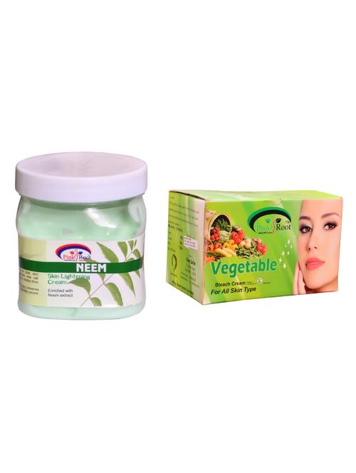 pink root vegetable bleach 250gm and pink root vitamin eab5 cream 500ml - 15060143 - Very Small Image - 1