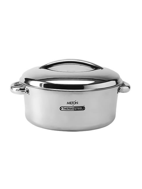 milton excel stainless steel casserole, 1.5 litres, silver - 15060947 - Very Small Image - 1