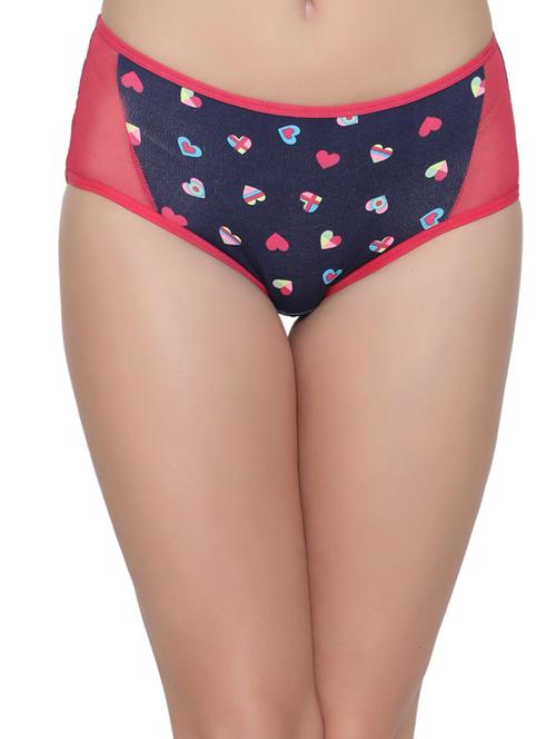 blue printed hipster panty - 15061562 - Very Small Image - 1