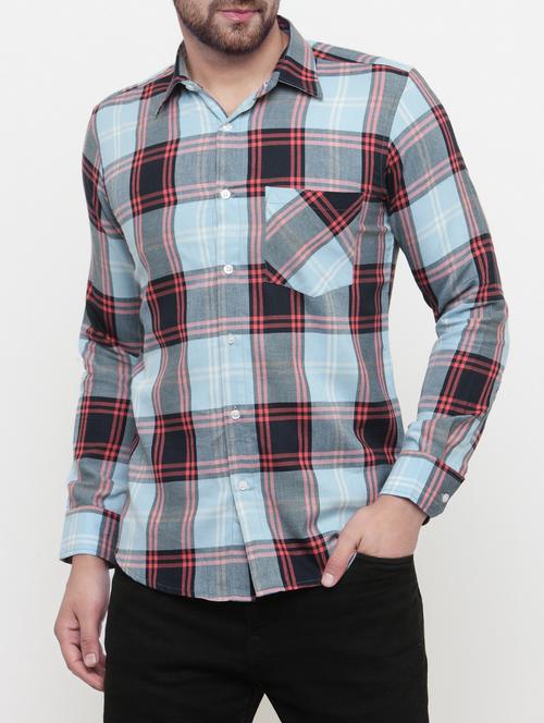 multi colored cotton casual shirt - 15061722 - Very Small Image - 1