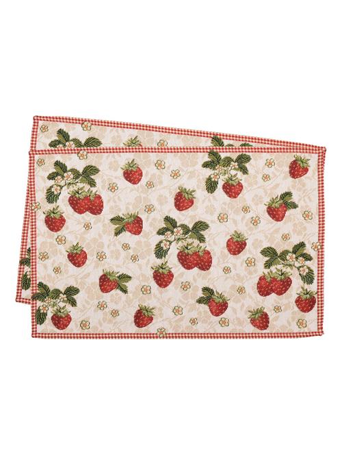 strawberry farm table mats, set of 2 - 15061912 - Very Small Image - 1