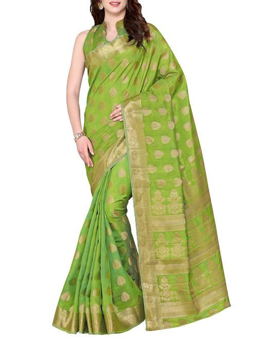 women's banarasi saree - 15063657 - Very Small Image - 1