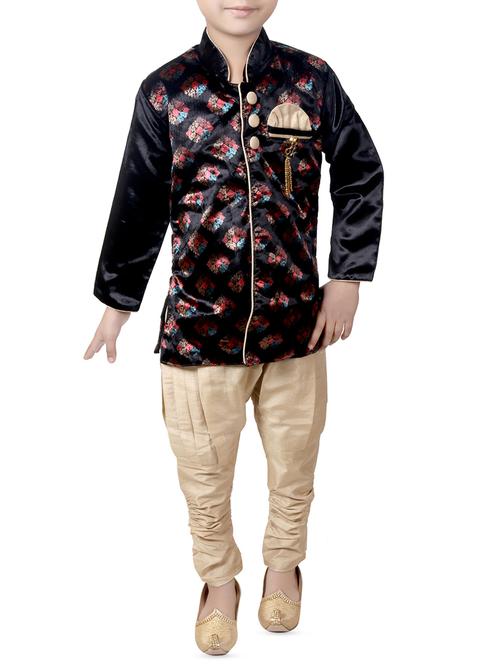black velvet kurta set - 15064498 - Very Small Image - 1